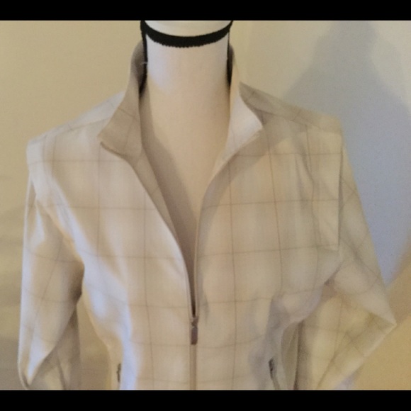 Nike Jackets & Blazers - ❤️SOLD❤️NIKE GOLF Dri-Fit Jacket Plaid Lrg (12-14)